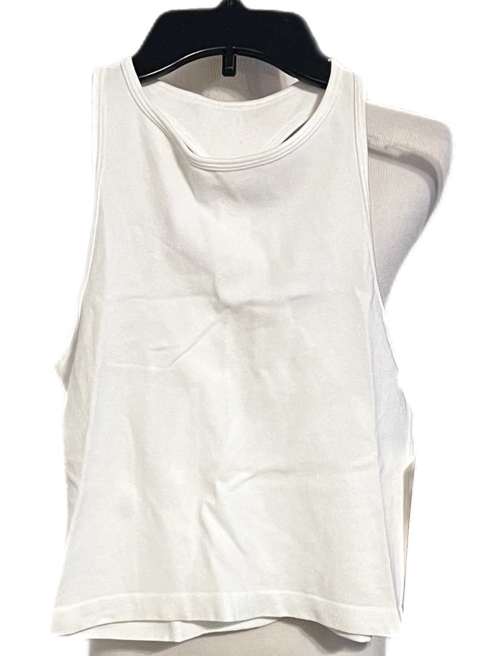 NWT Aura White Tank Top - Sleeveless Crop Style